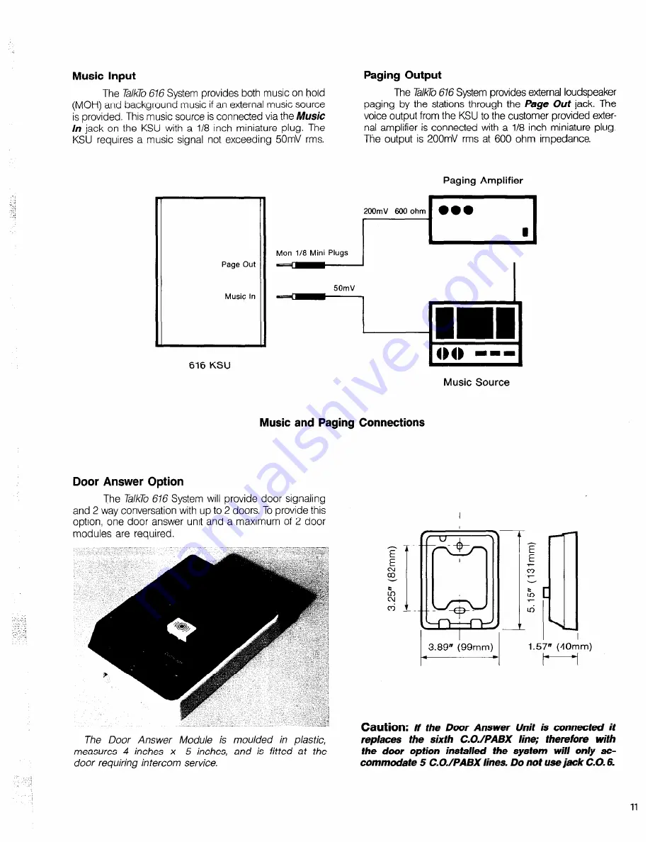 Trillium Talk To 616 General Information Manual Download Page 28