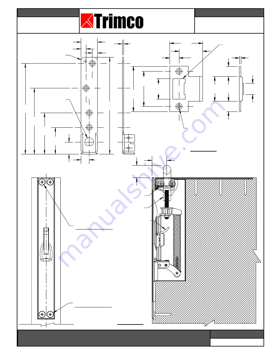 Trimco 3825L Installation Instructions Download Page 2