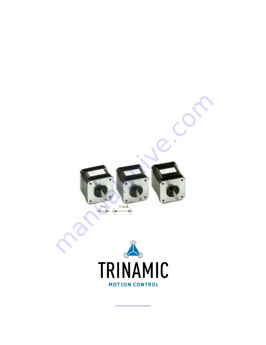 Trinamic QMOT QSH4218-35-10-027 Manual Download Page 1