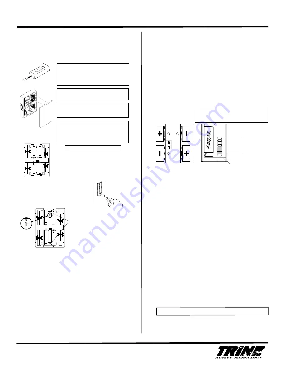 Trine 4100 Electric Strike Installation Instructions Manual Download Page 58