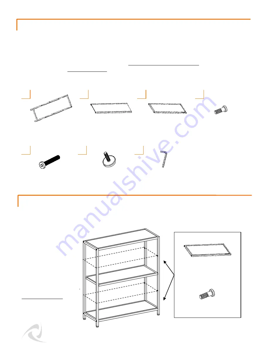 Trinity 3-TIER BAMBOO SHELVING Owner'S Manual Download Page 2