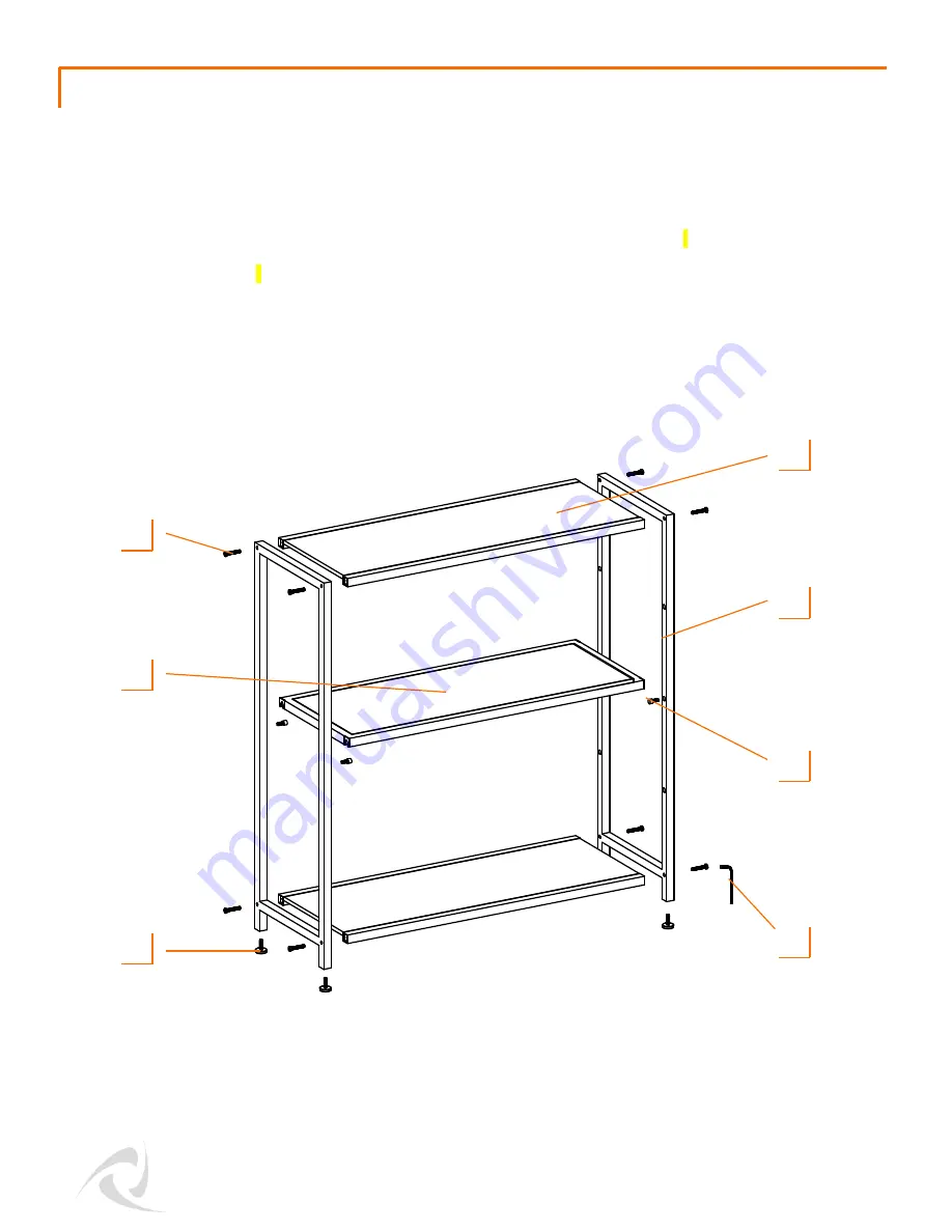 Trinity 3-TIER BAMBOO SHELVING Скачать руководство пользователя страница 4