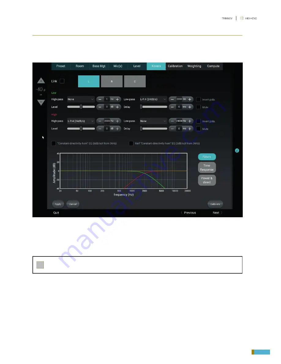 Trinnov Audio ALTITUDE 16 User Manual Download Page 101