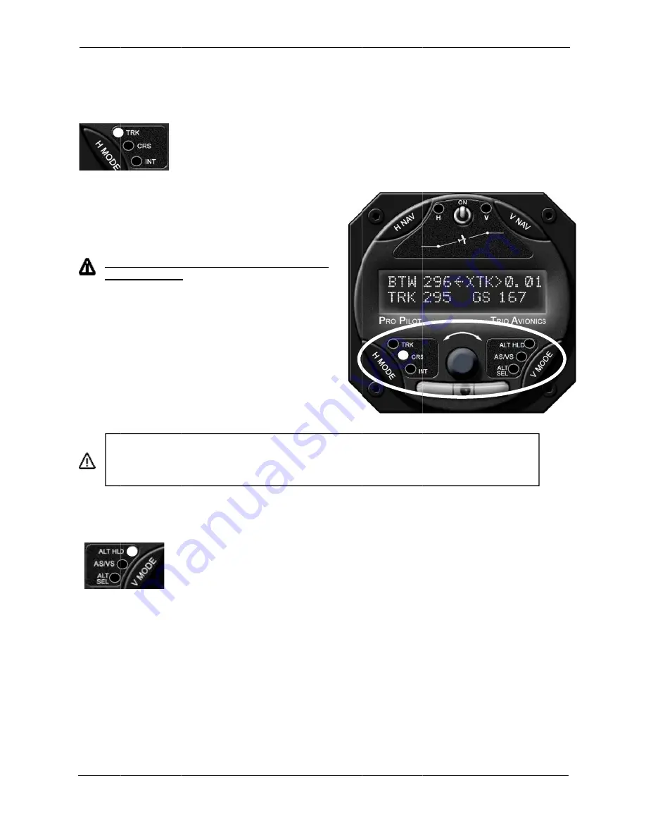 Trio Avionics Pro Pilot Operation And Installation Manual Download Page 14