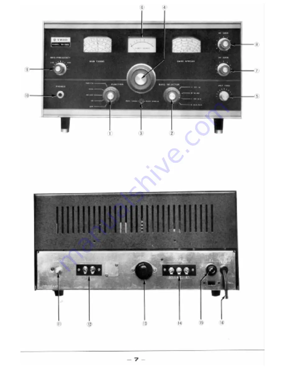 Trio Kenwood 9R-59DS Operating Instructions Manual Download Page 7