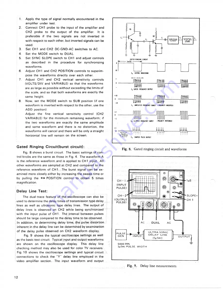 Trio CS-1560AII Instruction Manual Download Page 13