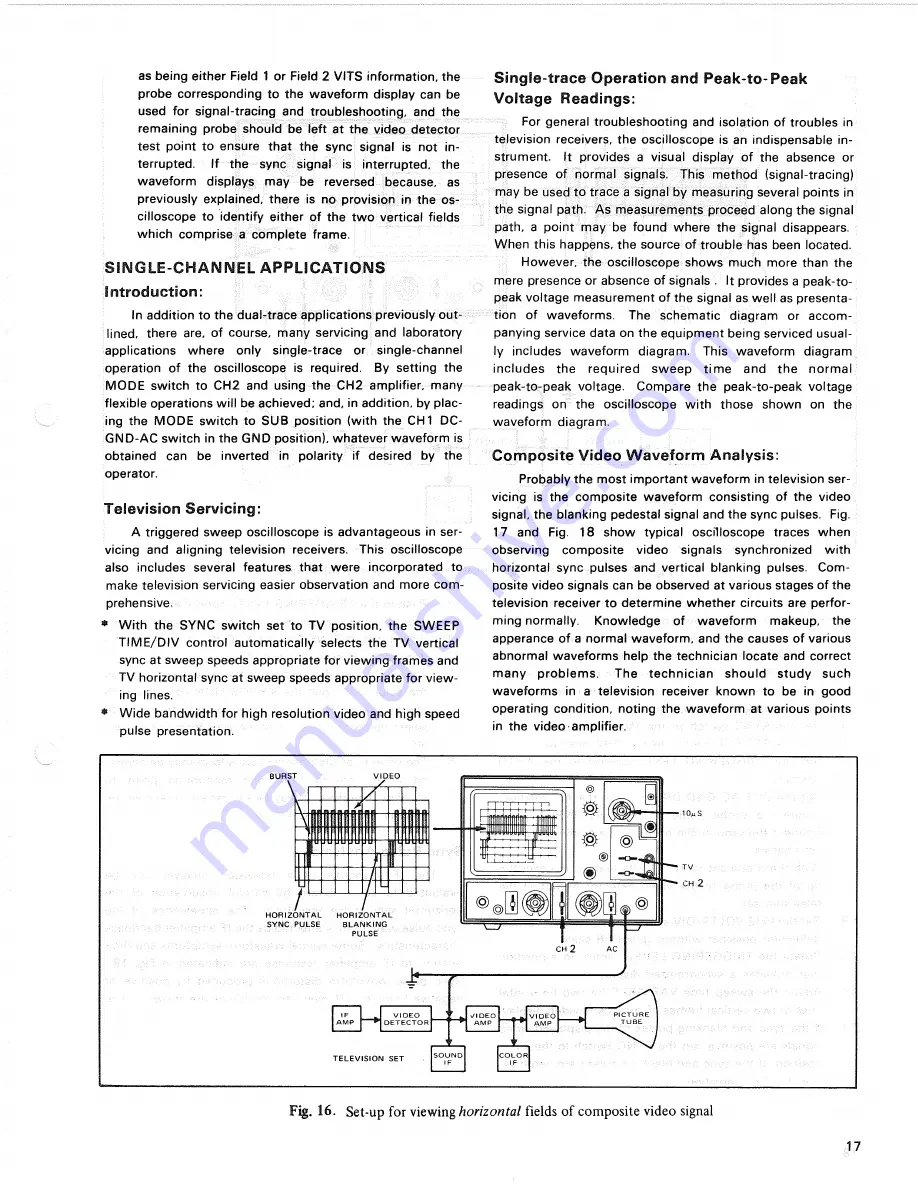 Trio CS-1560AII Instruction Manual Download Page 18