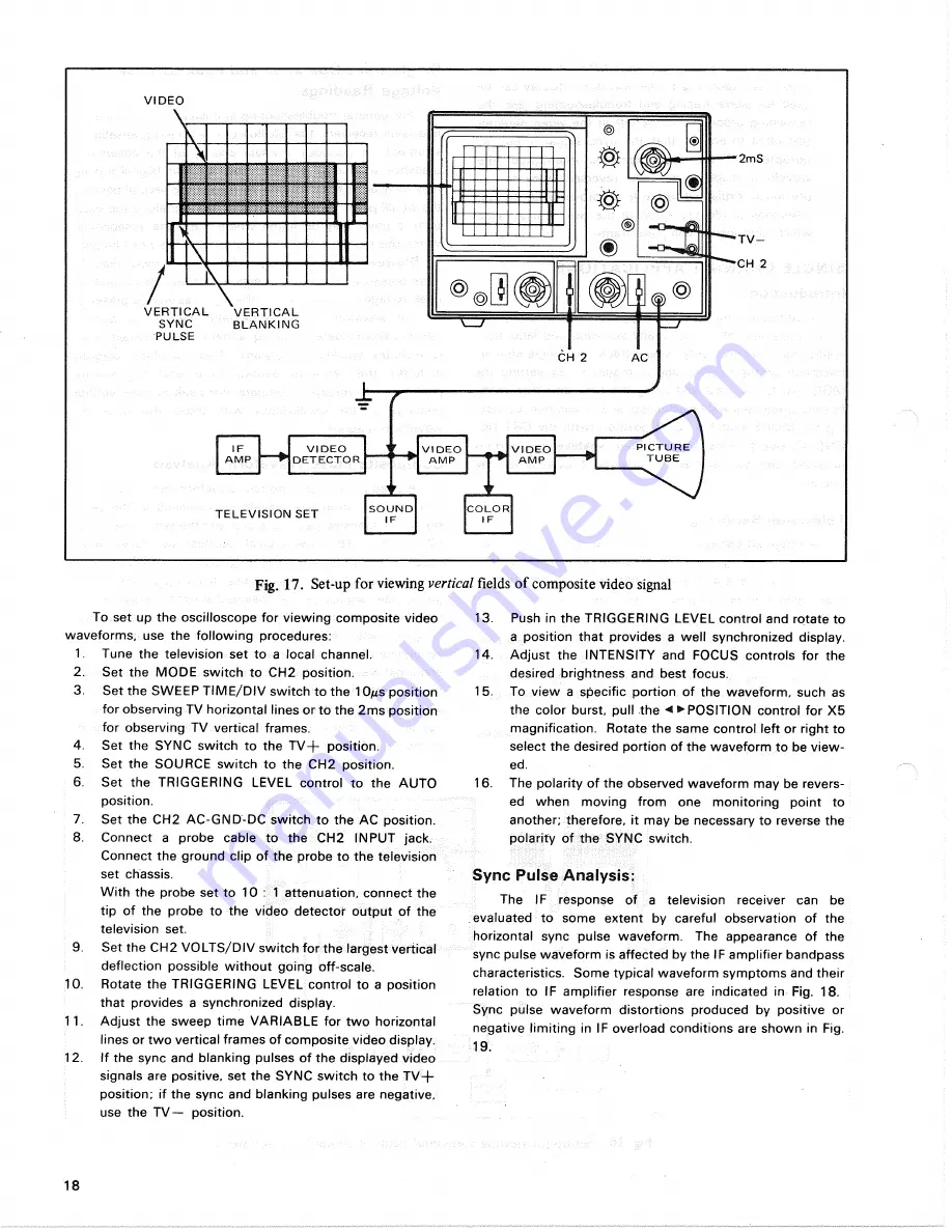 Trio CS-1560AII Instruction Manual Download Page 19