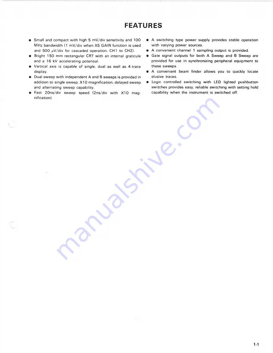 Trio CS-2100A Instruction Manual Download Page 4