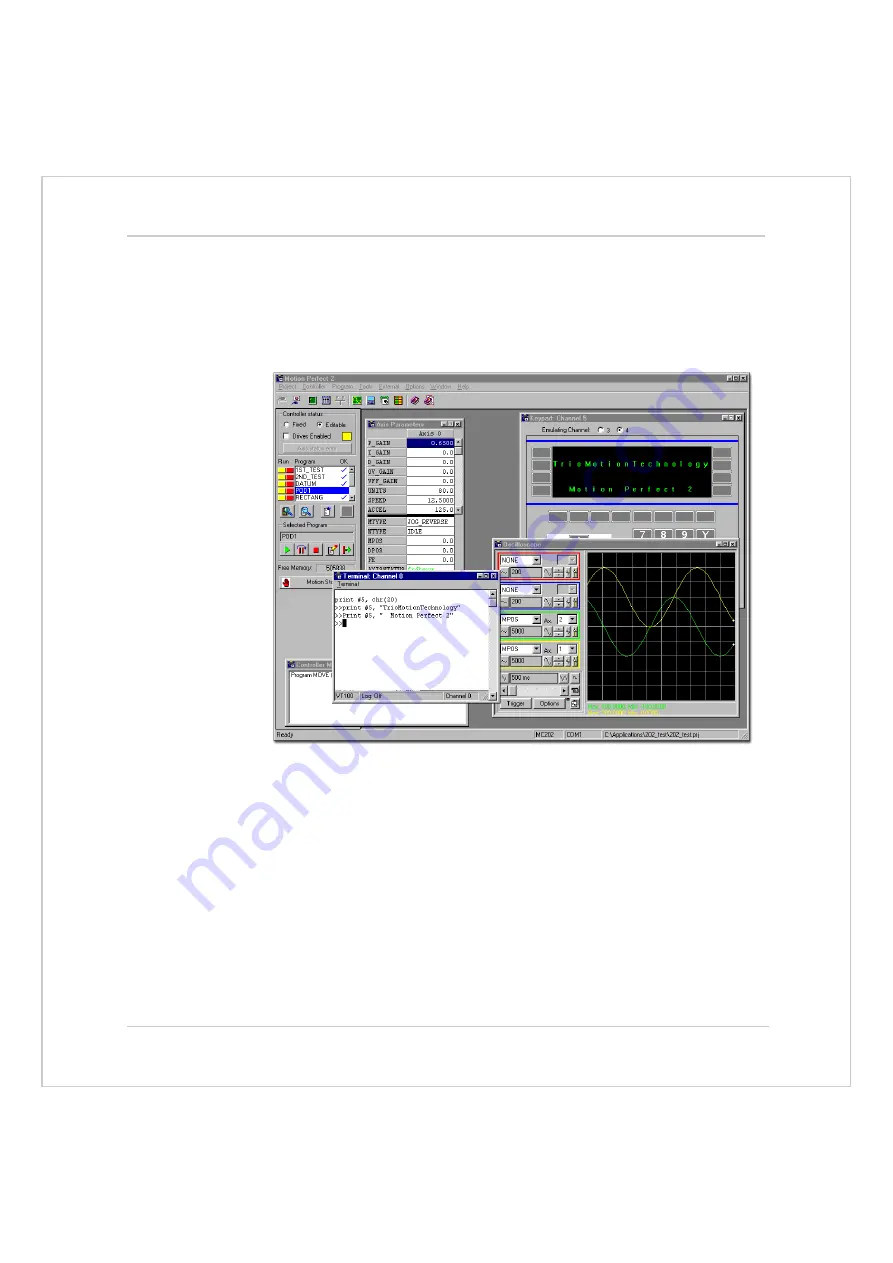 Trio Motion Coordinator Euro 205 Technical Reference Manual Download Page 14