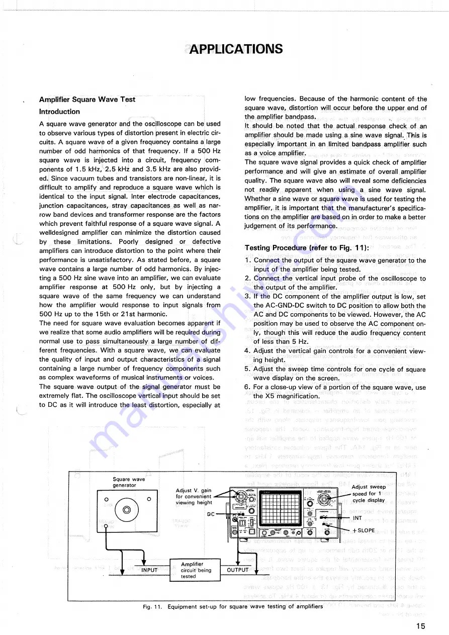 Trio MS-1650B Instruction Manual Download Page 15