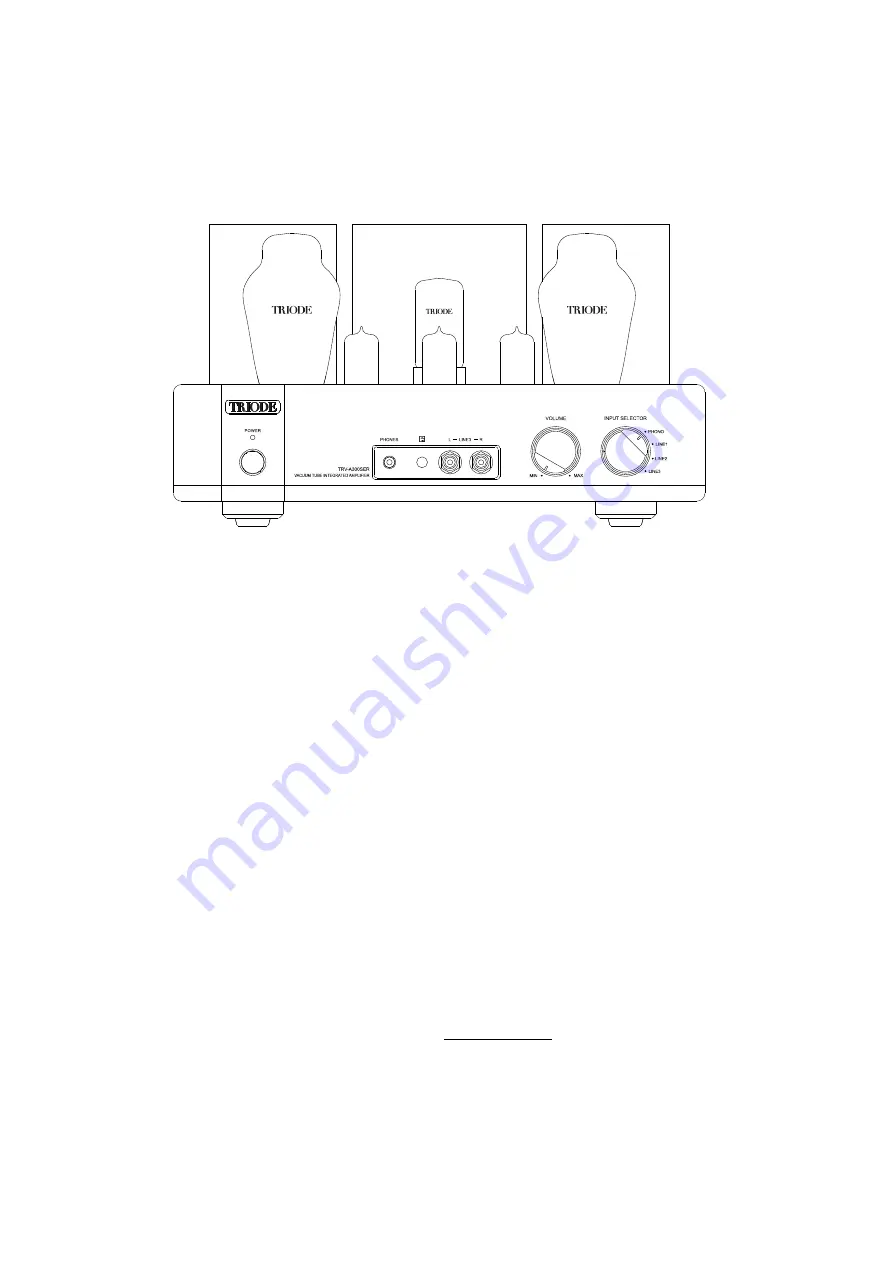 TRIODE TRV-A300XR Manual Download Page 1