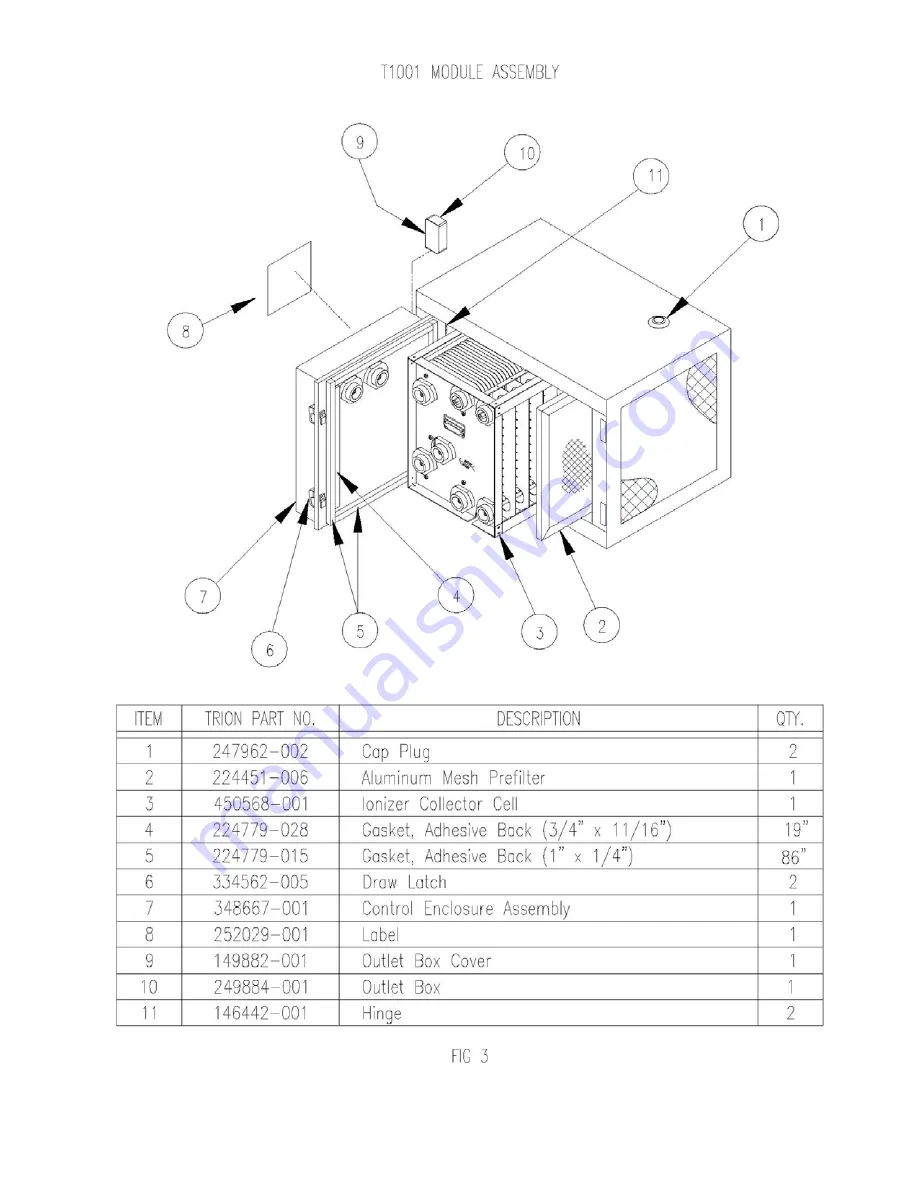 Trion Air Boss T1001 Module Скачать руководство пользователя страница 11