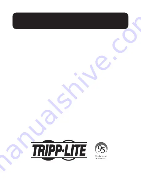 Tripp Lite B006-DP2UA2 Quick Start Manual Download Page 13