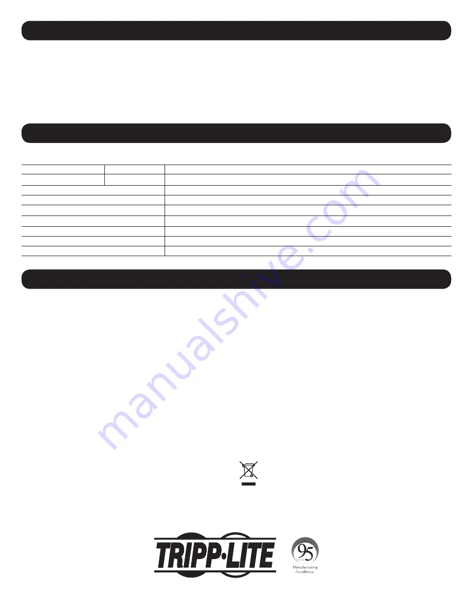 Tripp Lite B021-000-19-SH Скачать руководство пользователя страница 5