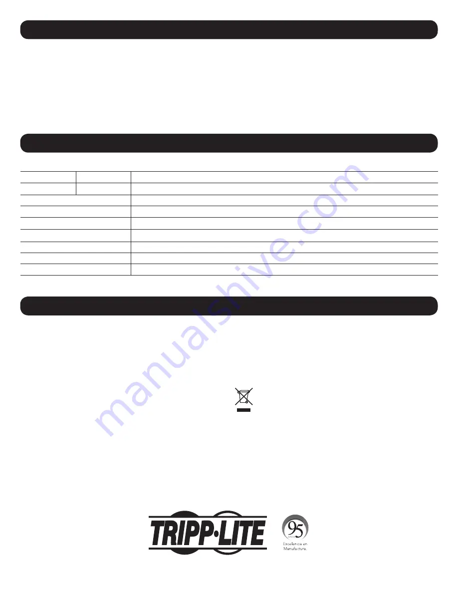 Tripp Lite B021-000-19-SH Owner'S Manual Download Page 10