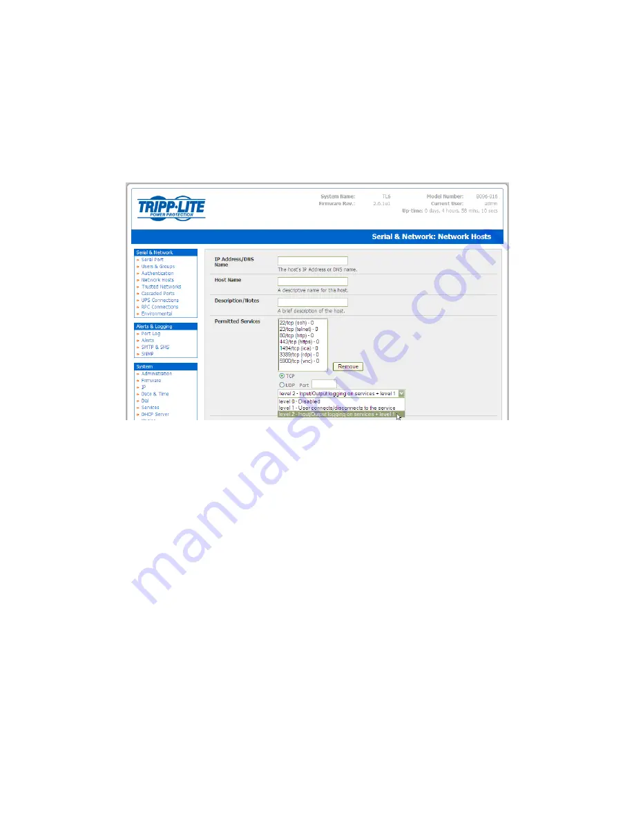 Tripp Lite B092-016 Owner'S Manual Download Page 111