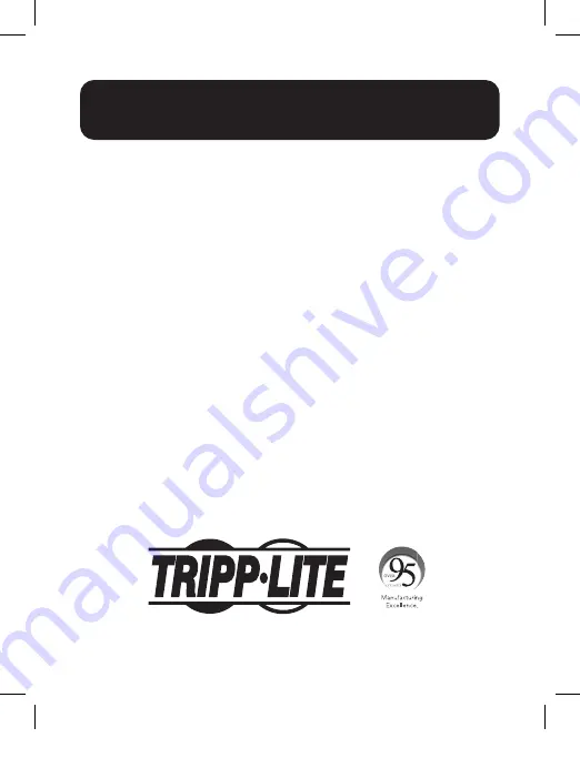 Tripp Lite B127A-1A1-BCBH Owner'S Manual Download Page 13