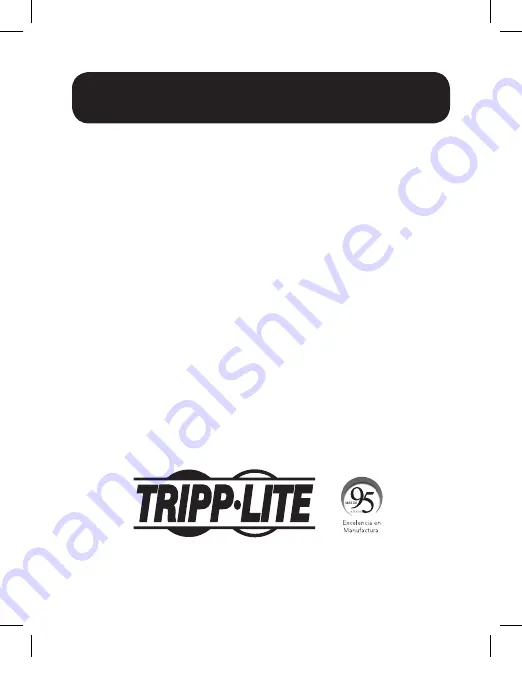 Tripp Lite B127F-1A1-MM-DD Owner'S Manual Download Page 11