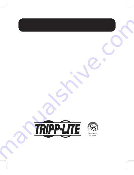 Tripp Lite B127F-1A1-MM-DD Owner'S Manual Download Page 21