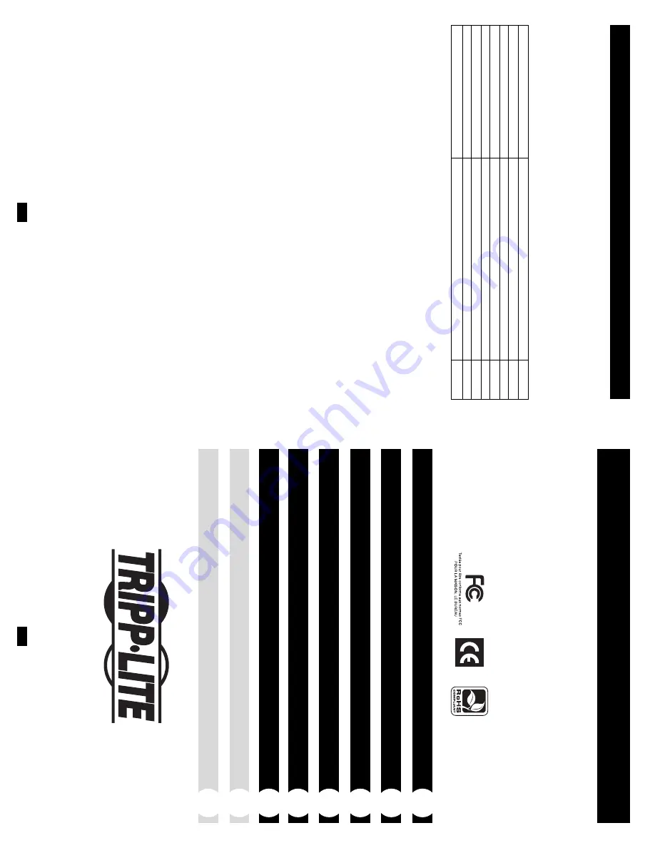 Tripp Lite IN3008KB Owner'S Manual Download Page 5