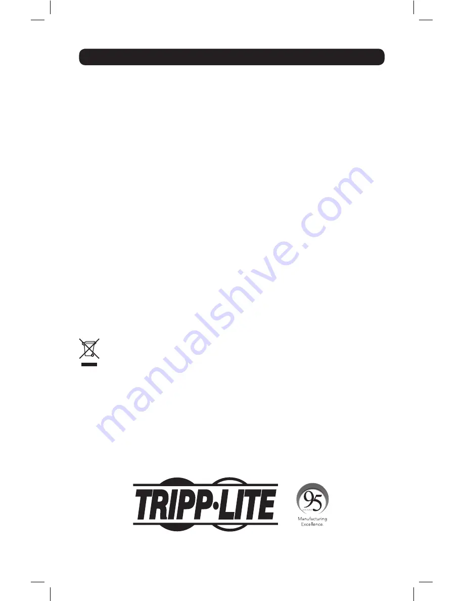 Tripp Lite IP Remote Access Unit Quick Start Manual Download Page 16