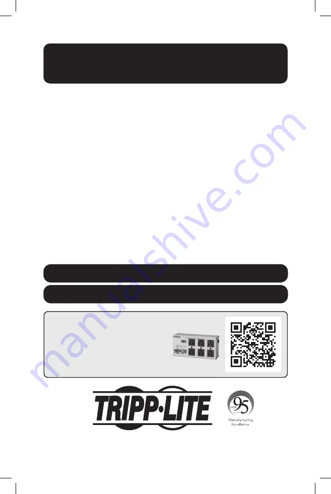 Tripp Lite N785-H01-SFP-D Quick Start Manual Download Page 1