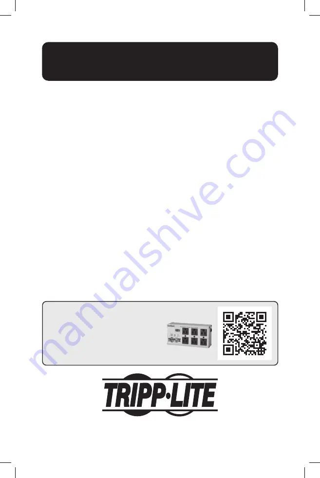 Tripp Lite N785-I01-SFP-D Quick Start Manual Download Page 1