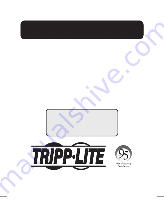 Tripp Lite NPOE-EXT-1G30WP Скачать руководство пользователя страница 1