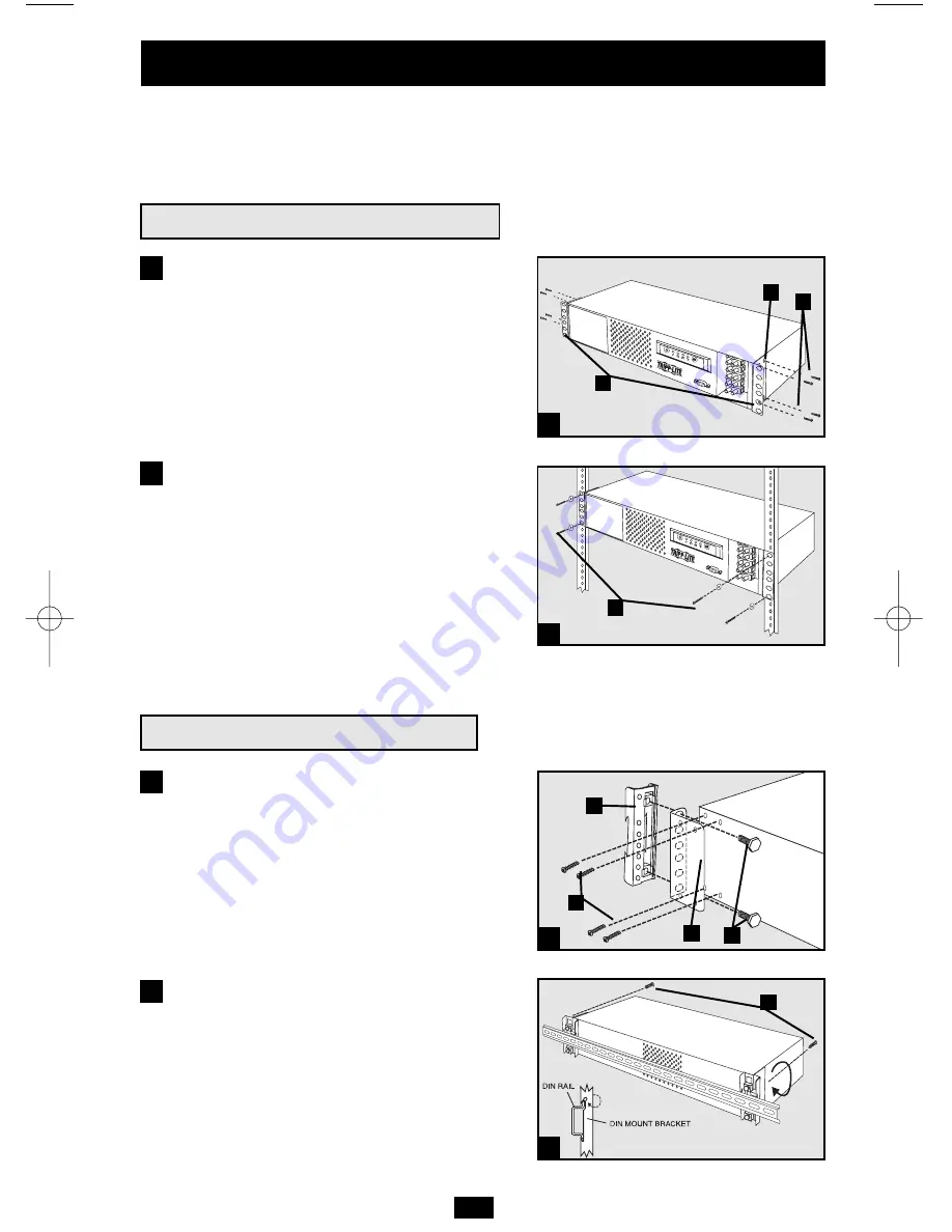 Tripp Lite OmniSmart RMX 500 VA OM500RMX Owner'S Manual Download Page 3