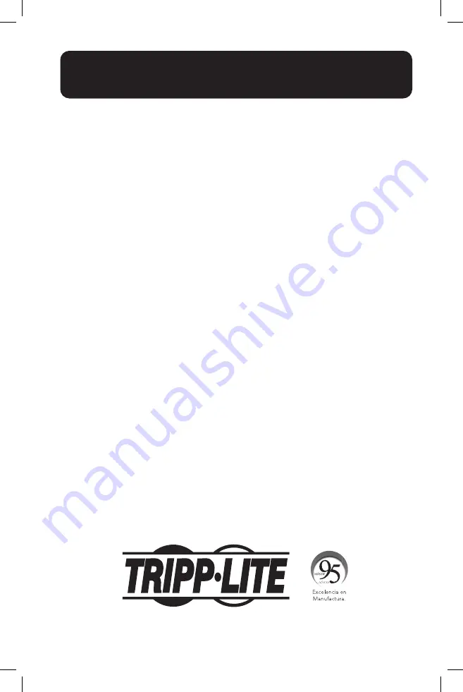 Tripp Lite PDUMH15NET Owner'S Manual Download Page 9