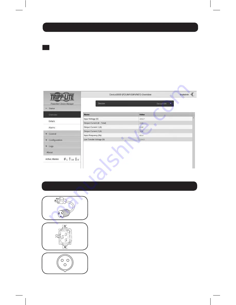 Tripp Lite PDUMNV20HVNET Owner'S Manual Download Page 31