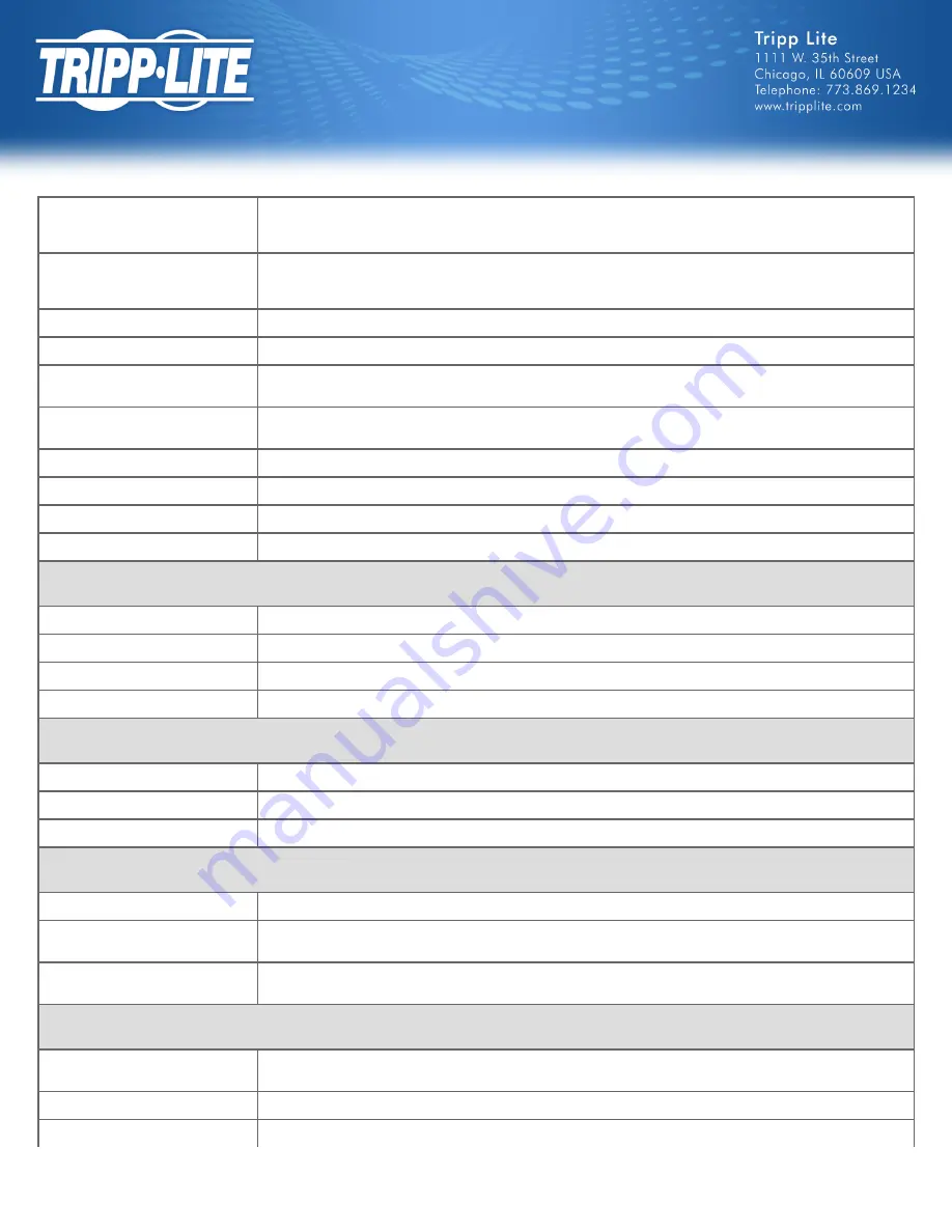 Tripp Lite SmartOnline SU80KX2 Скачать руководство пользователя страница 4
