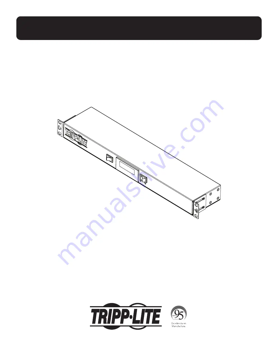 Tripp Lite SmartRack SR1UPNLTEMP Скачать руководство пользователя страница 5