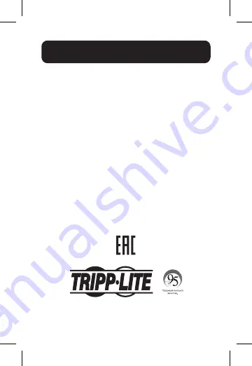 Tripp Lite SYNX6058336 Owner'S Manual Download Page 19