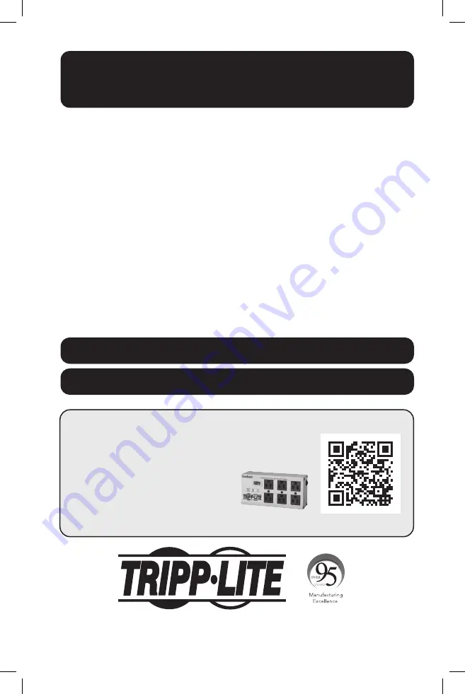 Tripp Lite TLP48USBCUFO Owner'S Manual Download Page 1