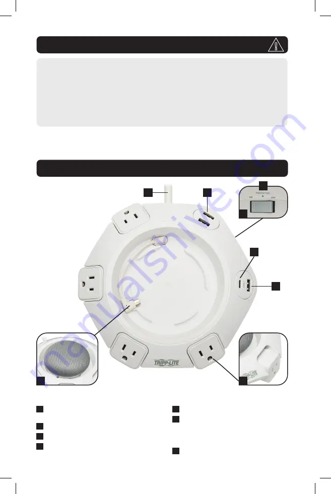 Tripp Lite TLP48USBCUFO Скачать руководство пользователя страница 2