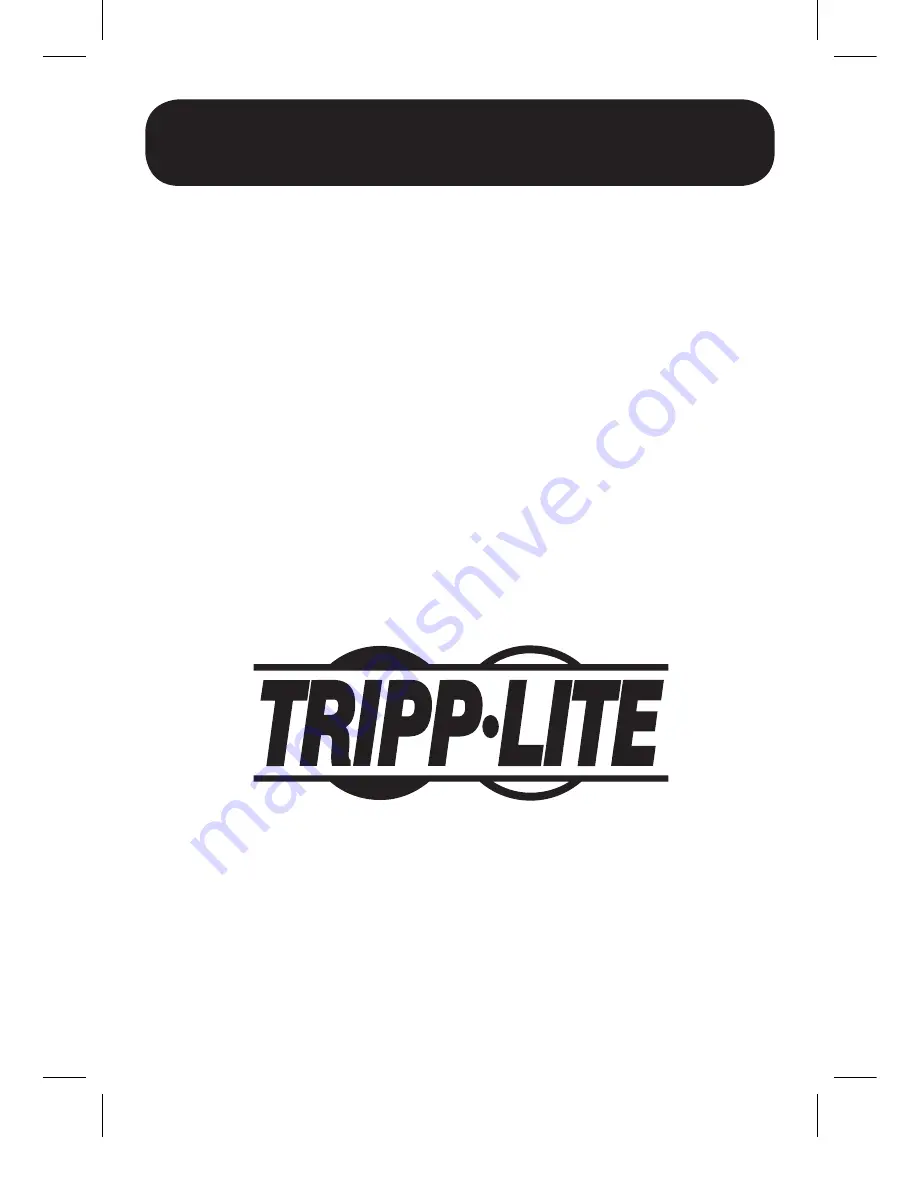 Tripp Lite U224-1R4-R Owner'S Manual Download Page 17