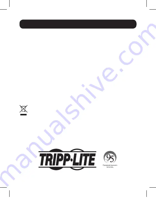 Tripp Lite U442-DOCK10-S Owner'S Manual Download Page 29