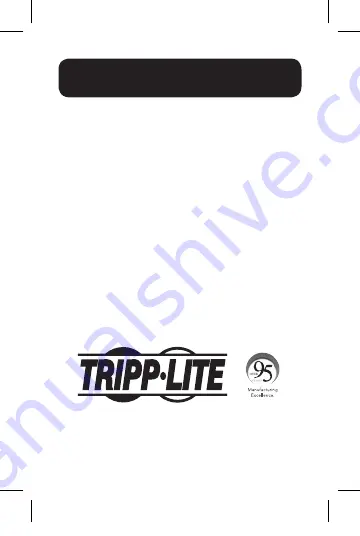 Tripp Lite U442-DOCK3-B Owner'S Manual Download Page 22