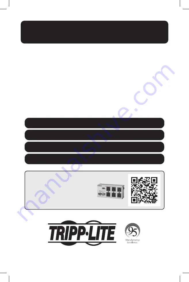 Tripp Lite U442-DOCK4-INT Скачать руководство пользователя страница 1