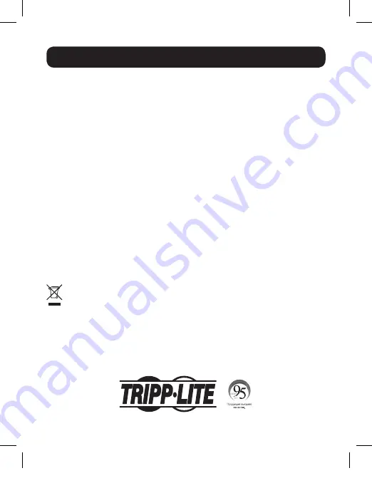 Tripp Lite U444-06N-HV4K Owner'S Manual Download Page 16