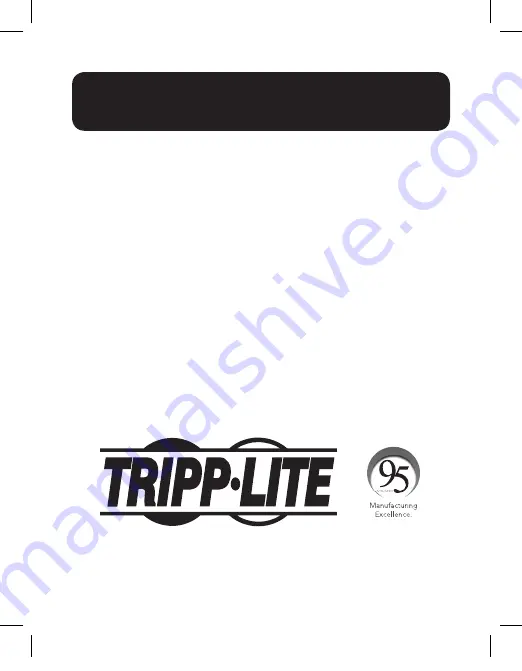 Tripp Lite U457-025-AG2 Owner'S Manual Download Page 13