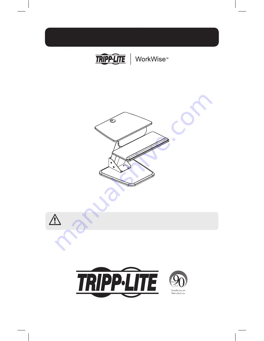 Tripp Lite WWSSDT Owner'S Manual Download Page 5