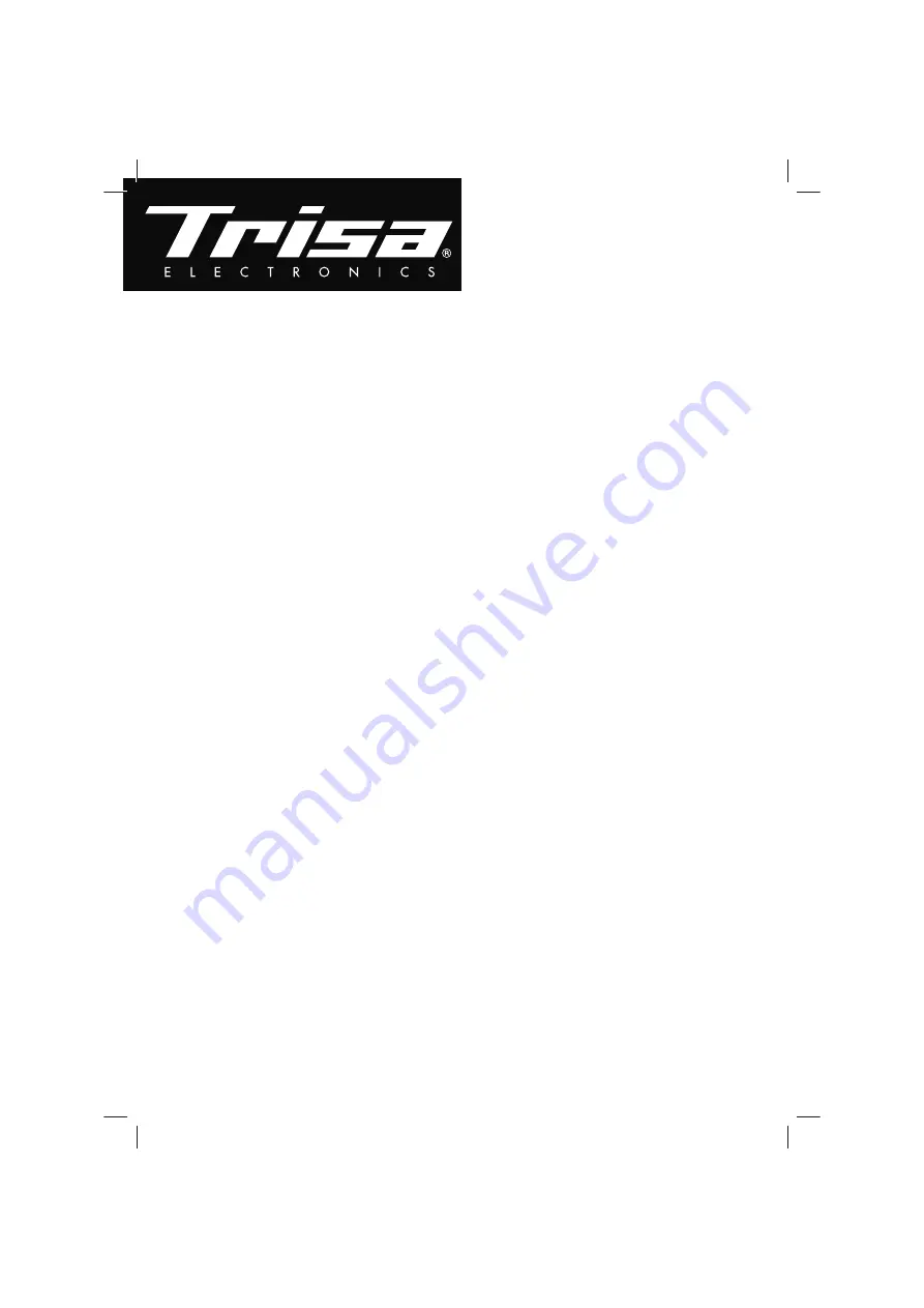 Trisa electronics 6921.83 Скачать руководство пользователя страница 64