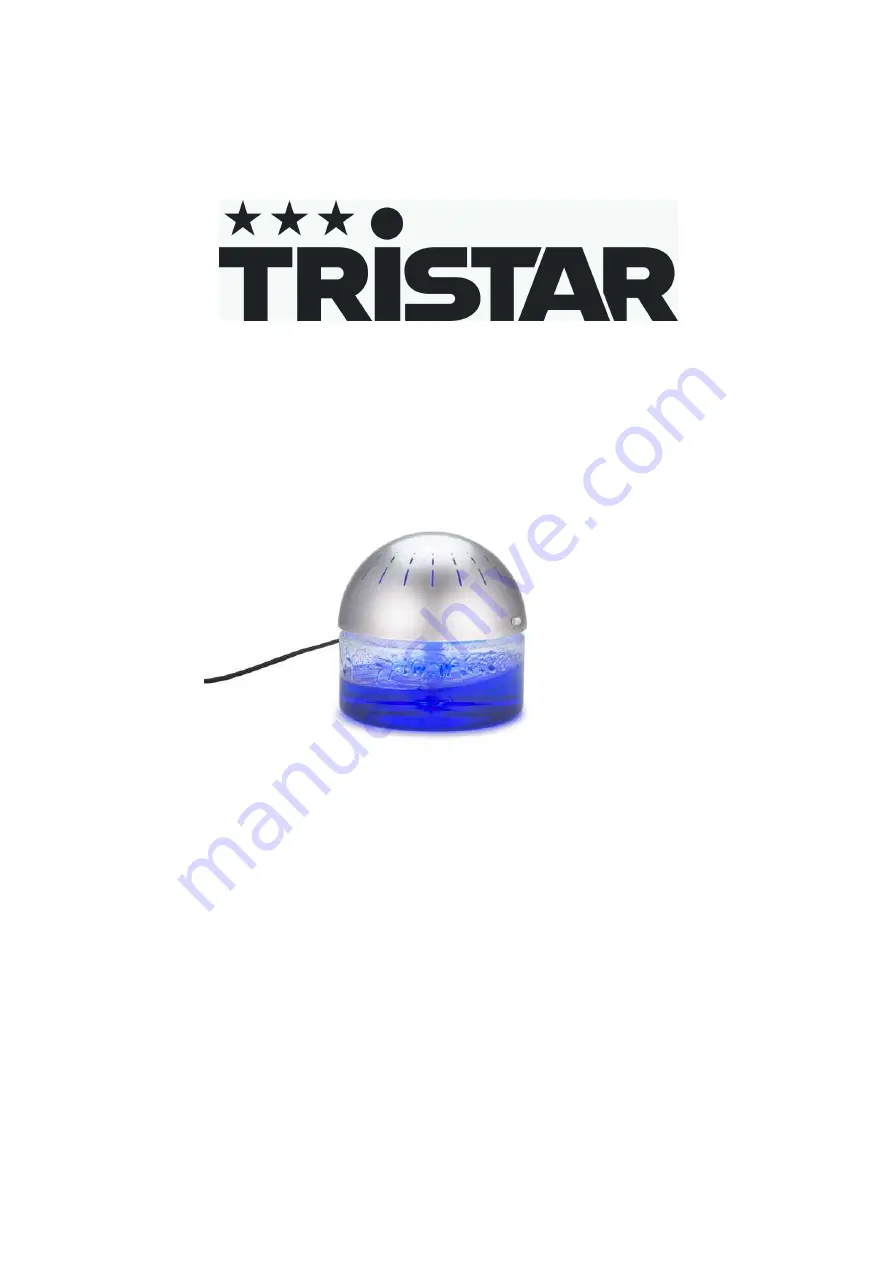 TriStar Fresh Air Globe AC-5486 User Instructions Download Page 1