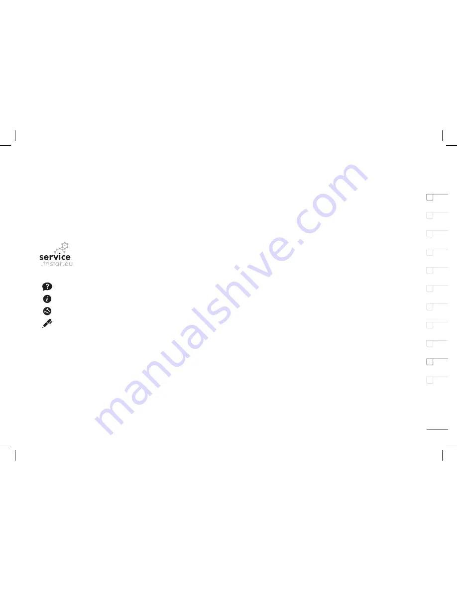 TriStar KR-2156 Instruction Manual Download Page 39