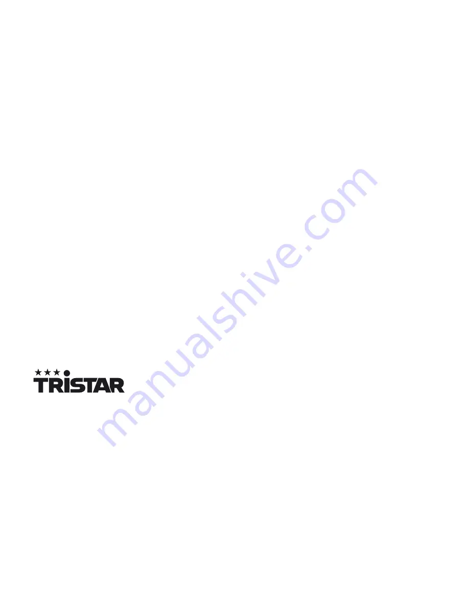 TriStar KZ-1229 Instruction Manual Download Page 40