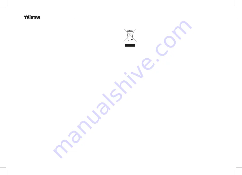 TriStar MW-2706 Instruction Manual Download Page 26