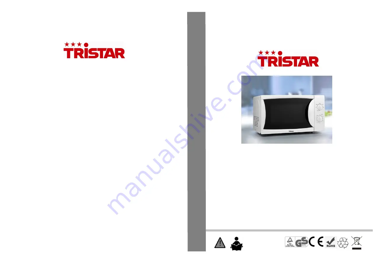 TriStar MW-2891 User Manual Download Page 1